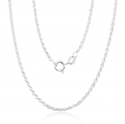 Silver chain Rope 2 mm. Photo Nr. 1
