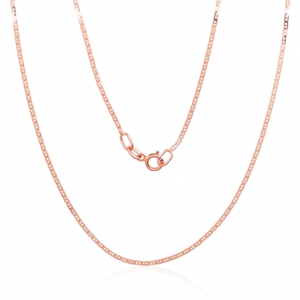 Gold chain Marina 1.1 mm, diamond cut. Photo Nr. 1