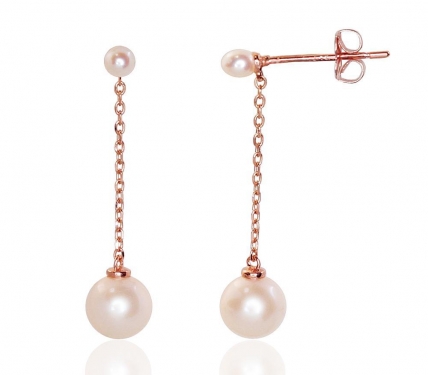 Gold classic studs earrings. Photo Nr. 1