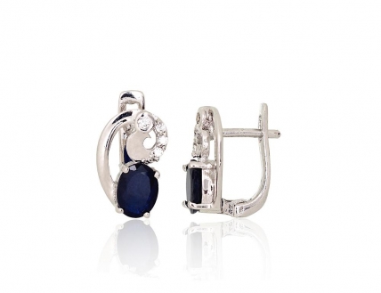 Silver earrings. Photo Nr. 1