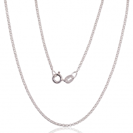 Sudraba ķēdīte Rollo 1 mm. Attēls Nr. 1