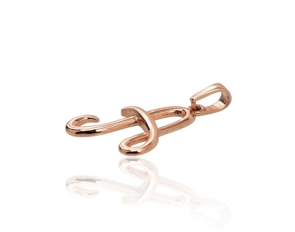 Gold pendant letter. Photo Nr. 2