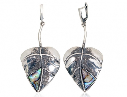 Silver earrings. Photo Nr. 1