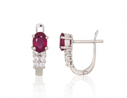 Silver earrings. Photo Nr. 1