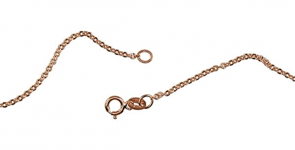 Gold chain Anchor 1.4 mm, diamond cut. Photo Nr. 2