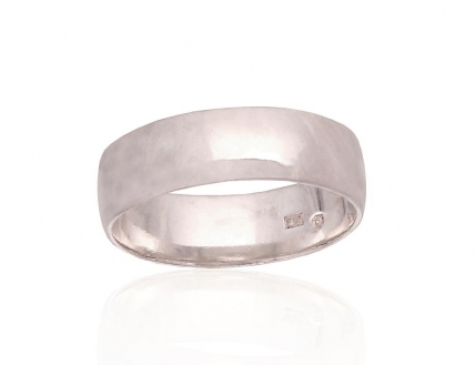 Silver wedding ring. Photo Nr. 1