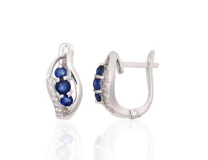 Silver earrings. Photo Nr. 1
