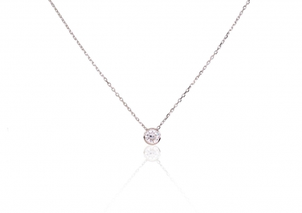 Silver necklace. Photo Nr. 1