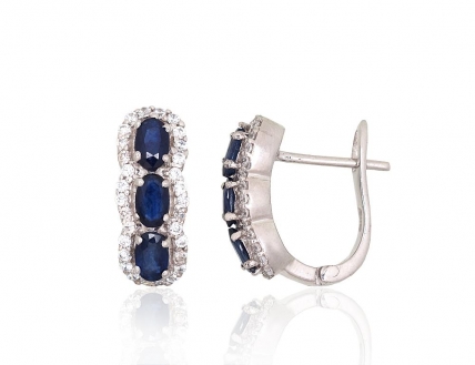 Silver earrings. Photo Nr. 1