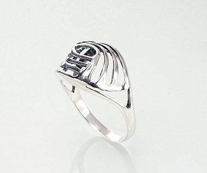 Silver ring. Photo Nr. 2