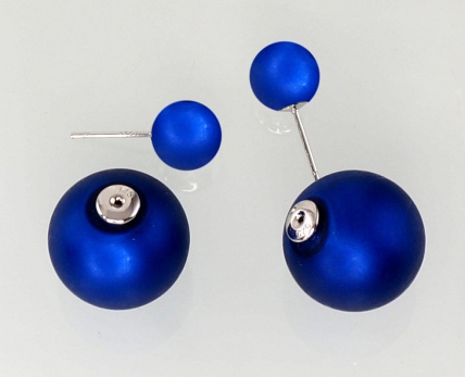 Silver stud earrings. Photo Nr. 2