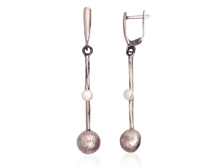 Silver earrings. Photo Nr. 1