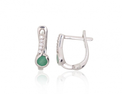 Silver earrings. Photo Nr. 1