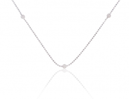 Silver necklace. Photo Nr. 1