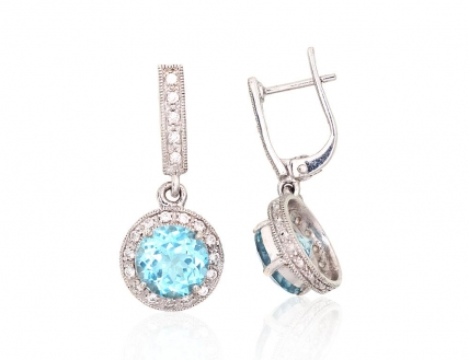 Silver earrings. Photo Nr. 1
