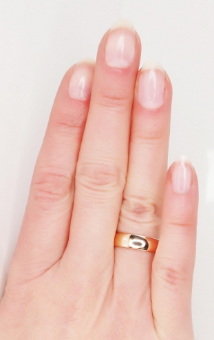 Gold wedding ring. Photo Nr. 3
