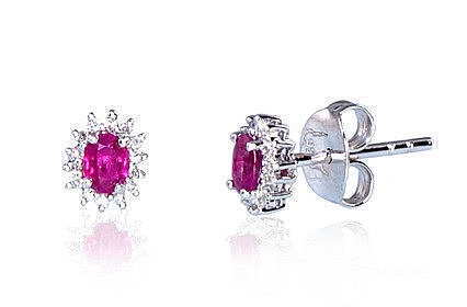 Gold classic studs earrings. Photo Nr. 1