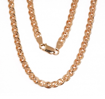 Silver chain Mona Liza 4,9 mm, diamond cut. Photo Nr. 1