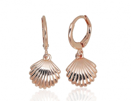 Silver earrings with english lock. Photo Nr. 1