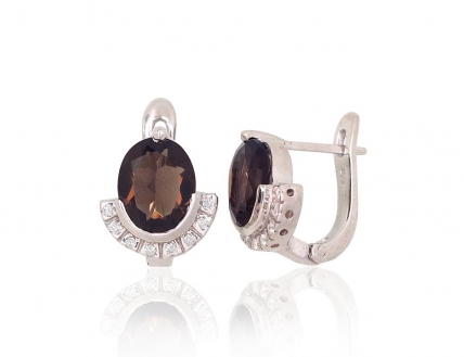 Silver earrings. Photo Nr. 1