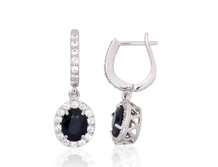 Silver earrings. Photo Nr. 1