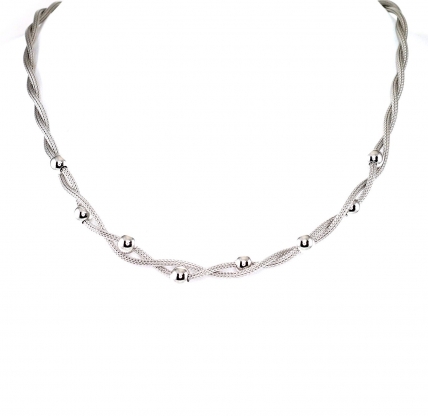 Silver necklace. Photo Nr. 1