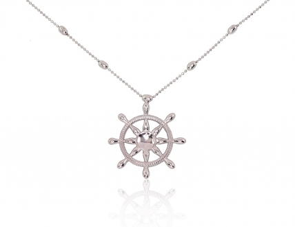 Silver necklace. Photo Nr. 1