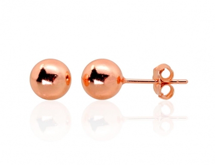 Silver stud earrings. Photo Nr. 1