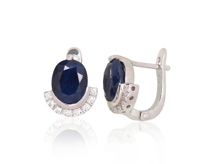 Silver earrings. Photo Nr. 1