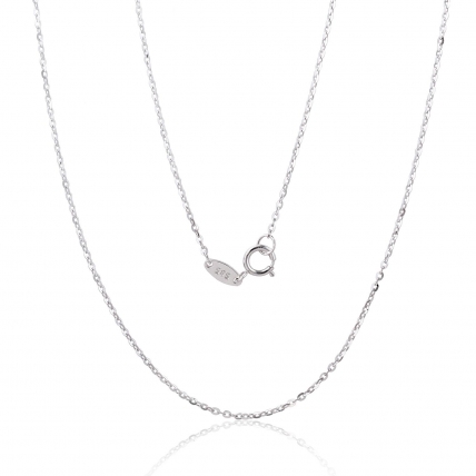Gold chain Anchor round 1 mm, diamond cut. Photo Nr. 1