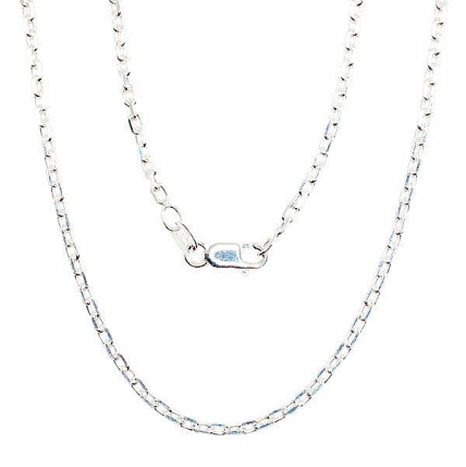 Silver chain Anchor 2.1 mm, diamond cut. Photo Nr. 1