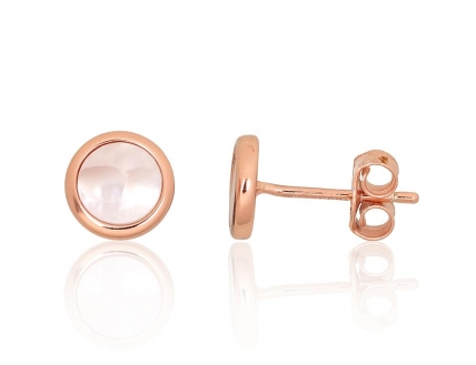 Silver stud earrings. Photo Nr. 1