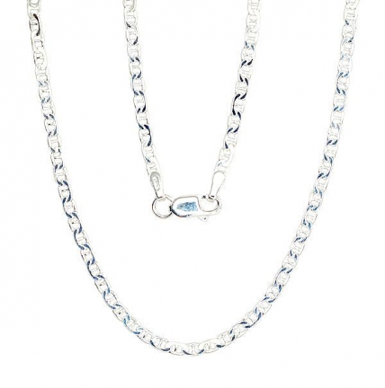 Silver chain Marina 2 mm, diamond cut. Photo Nr. 1