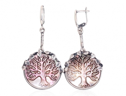 Silver earrings. Photo Nr. 1
