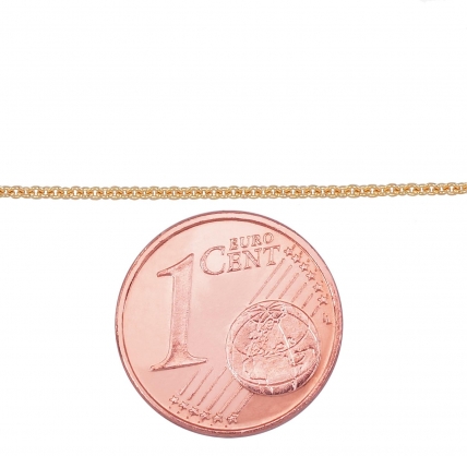 Gold chain Anchor 0.9 mm. Photo Nr. 3