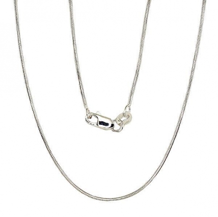 Silver chain Snake 1 mm. Photo Nr. 1