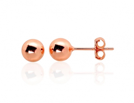Silver stud earrings. Photo Nr. 1