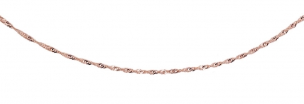 Gold chain Singapore 1.5 mm, diamond cut. Photo Nr. 2