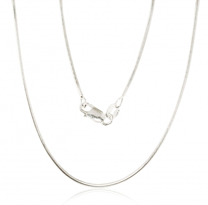 Silver chain Snake 1.1 mm. Photo Nr. 1