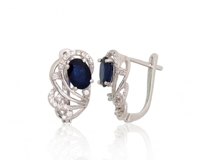 Silver earrings. Photo Nr. 1