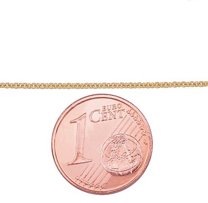 Gold chain Anchor 0.9 mm. Photo Nr. 2