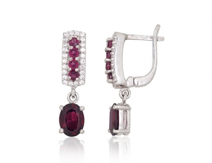 Silver earrings. Photo Nr. 1