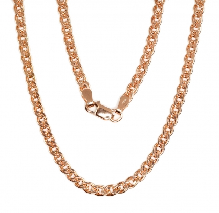 Silver chain Mona Liza 3.1 mm, diamond cut. Photo Nr. 1