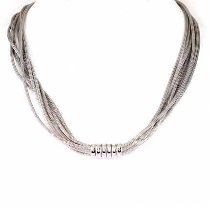 Silver necklace. Photo Nr. 1