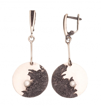 Silver earrings. Photo Nr. 1