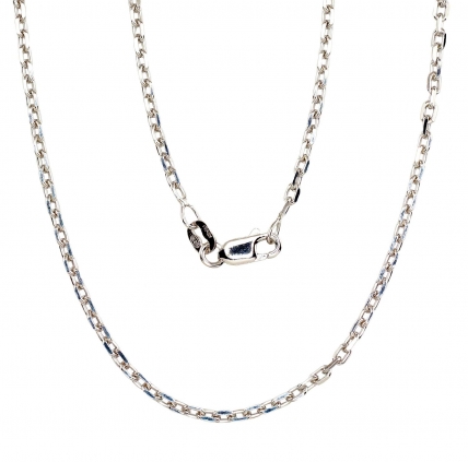 Silver chain Anchor 2.1 mm, diamond cut. Photo Nr. 1